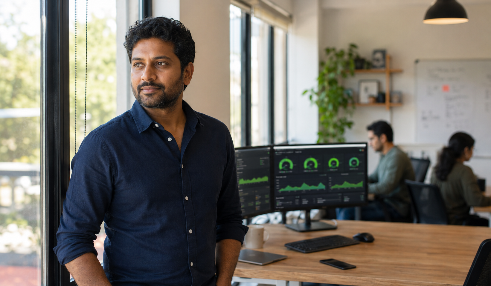 Founder with confident, successful team - Coneixedor outcome